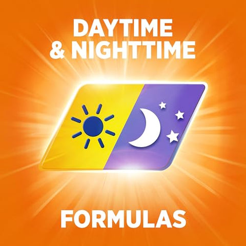 ExpressMax Medicamento para Gripe e Tosse Intensa, Dia e Noite, Alívio da Tosse e Gripe, Sabor de Frutas Vermelhas – 245 ml x 2 - Theraflu