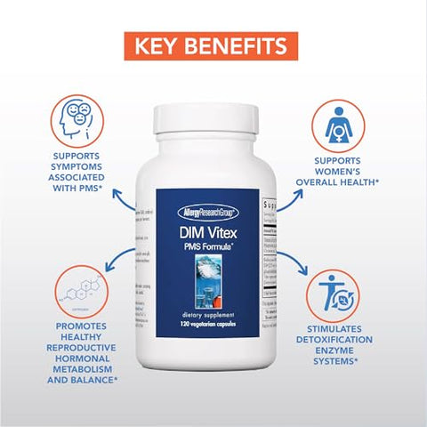 DIM Vitex – Equilíbrio Hormonal Saudável – Suplemento - Allergy Research Group