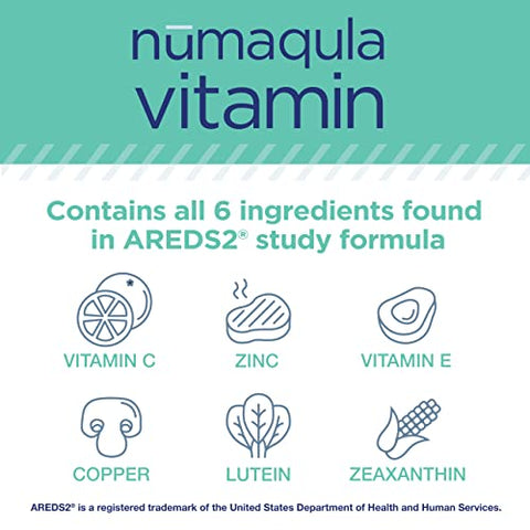 PRN Physician Recommended Nutriceuticals - PRN nūmaqula Vitamin – Vitaminas para os Olhos com Luteína – Fórmula AREDS2 – 60 cápsulas
