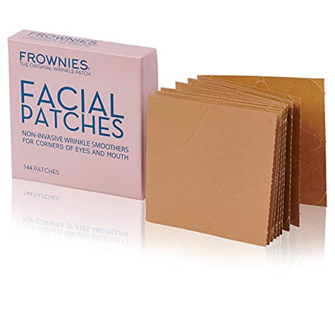 FROWNIES - Frownies Patches para Cantos dos Olhos e Boca (NOVA CAIXA ROSA) 144 adesivos  Frownies