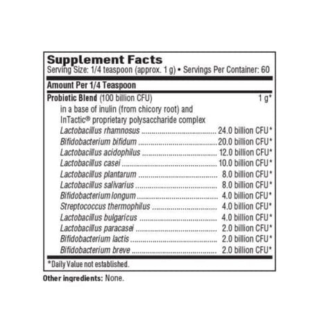 SFI Health – Probiótico em Pó Ther-Biotic Complete 100 Bilhões UFC – Probióticos para Saúde Digestiva Masculina e Feminina - Klaire Labs