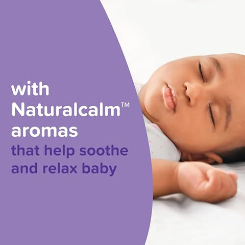 Johnson's Baby - Johnson’s Baby Banho Noturno Sem Lágrimas com Calmante NaturalCalm, Roxo, Aromas, 400ml (Pacote com 3)