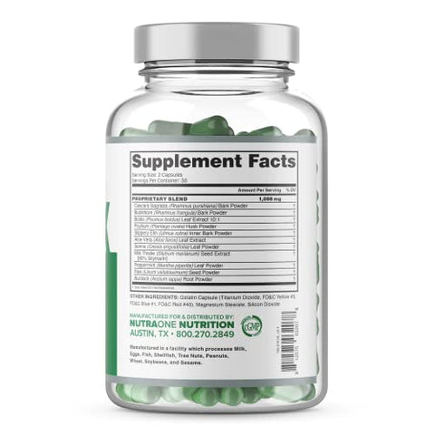 DetoxOne 30 Dias | Desintoxicação Extra Forte para Digestão Saudável e Perda de Peso | Promove Desintoxicação e Aumenta Energia - NutraOne