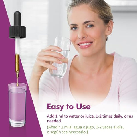 Nurbetoxa - Milk Thistle Liver Support Drops – Alcachofa, Curcuma, Cardo Mariano, Berberina – Higado Graso, Bajar de Peso, Liver Detox