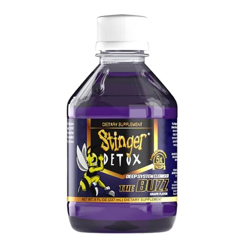 Buzz 5X Bebida Extra Forte Sabor Uva – 240 ml – 2 Unidades - Stinger Detox