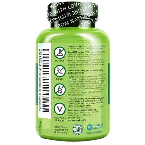 Bariatric Multivitamínico – Um Diário com Ferro – Suplemento para Pacientes de Cirurgia de Bypass Gástrico – Nutrição Natural de Alimentos Integrais – 60 Cápsulas Vegetais - NATURELO