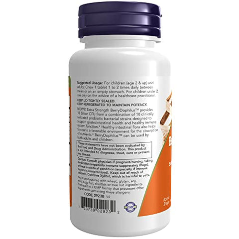 Suplementos, BerryDophilus™, Desenvolvido para Adultos – Marca Líder em Saúde e Bem-Estar - NOW Foods