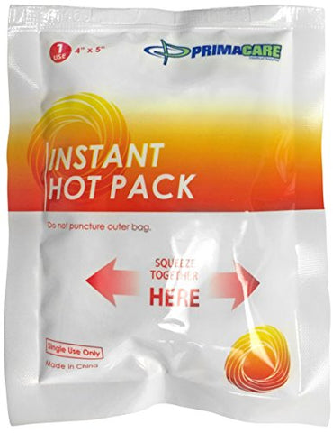 Primacare - PrimaCare PHP-45 Pacote de Aquecimento Instantâneo para Terapia de Calor de Emergência, 4″ x 5″, Embalagem com 24 unidades – Marca PrimaCare