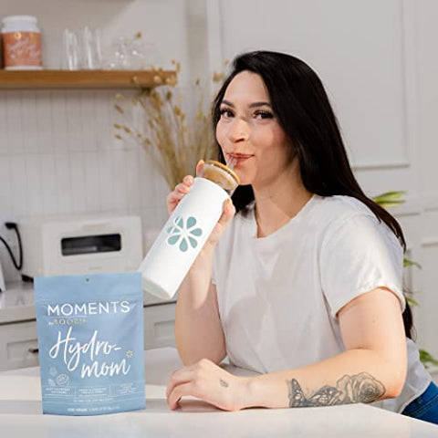 Boobie Brands - Boobie Hydromom Superfood Drink Mix, Blue Raspberry Lemonade | Energia Refrescante | Marca Boobie