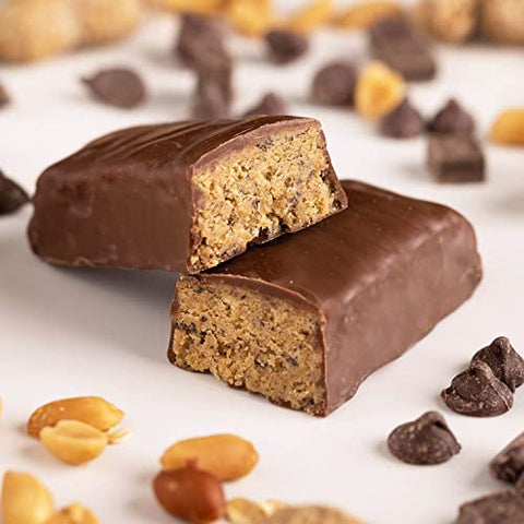 Probar - PROBAR – Barra de Proteína, Manteiga de Amendoim Chocolate, Sem OGM, Sem Glúten, Saudável, Ingredientes à Base de Plantas, Energia Natural (12 Unidades)