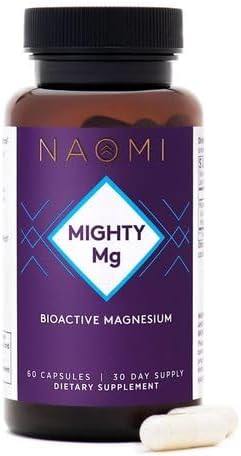 Mighty Mg Magnésio Glicinato – 100 cápsulas de 200mg - NAOMI