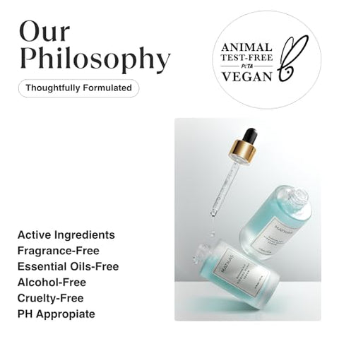 Serum de Ácido Hialurônico Puro Triplo Coreano para o Rosto 2%% Niacinamida B3 Vitamina B5 8 Peptídeos para Firmeza Profunda, Rugas Preenchidas, Hidratação Radiante, Anti-Envelhecimento Acido - MATKAS