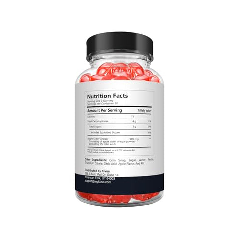 kivus - Kivus Vista Keto Gummies – Gomas Vista Ketogenic ACV (2 Pacotes, 120 Gomas) | Comprimidos de Goma Keto com Vinagre de Maçã | Embalagem Dupla | 120 Gomas | Kivus
