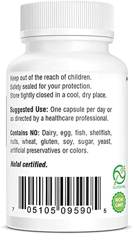 B2-400: 100 Cápsulas – Suplemento Natural – Suporte para Clareza e Produtividade – Sem Laticínios, Peixe, Glúten, Amendoim, Frutos do Mar, OGMs - Bio-Tech Pharmacal