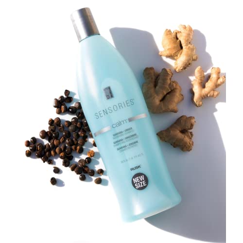 RUSK Sensories Calm Guarana e Gengibre Nutritivo, Proteína Vegetal de Guarana e Gengibre para Cabelos Danificados