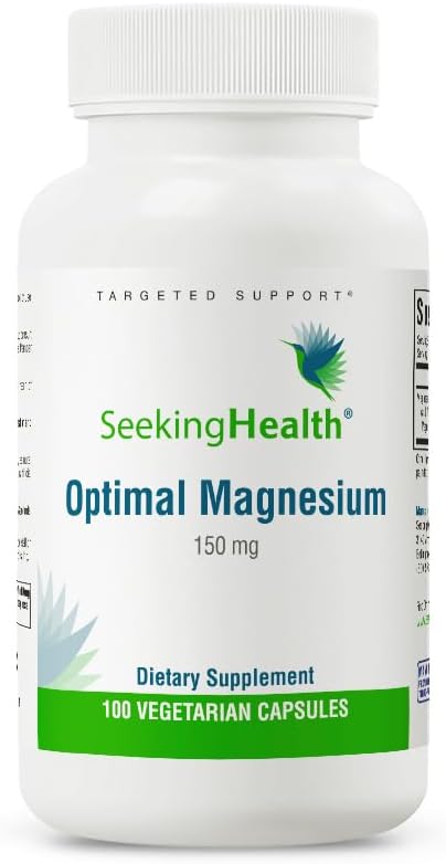 Magnésio Ótimo para Absorção Ideal – Formas Bioativas de Magnésio para Energia e Sono – 60 cápsulas - Seeking Health