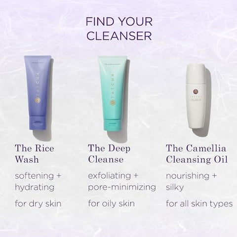 The Rice Wash | Limpeza Facial Creme Suave Remove Acúmulos Sem Ressecar a Pele Para uma Complexão Suave e Luminosa | 120 ml - TATCHA