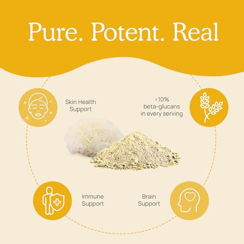 Tremella Mushroom Extract Powder – 150 Porções – Blend de Cogumelos para Suporte Imunológico, Cérebro e Pele – Vegano, Não-OGM, Suplementos de Cogumelos Orgânicos para Humanos - Real Mushrooms