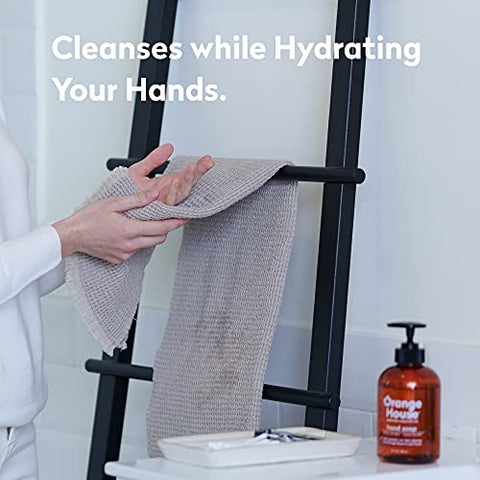 Sabonete Líquido ORANGE HOUSE com Óleo de Laranja Natural Grau Alimentício, Fragrância Fresca, 355 ml (3 Unidades)