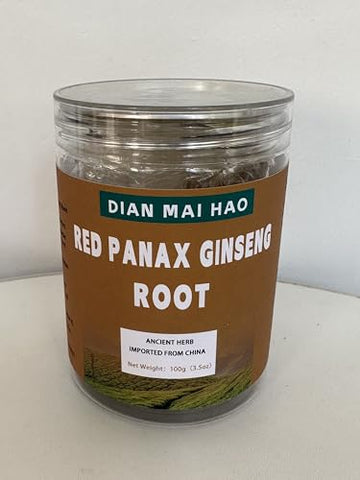 DIAN MAI HAO - Ginseng Vermelho em Raízes e Fatias 100g – Especialidade das Montanhas de Baekdu – Frete Grátis