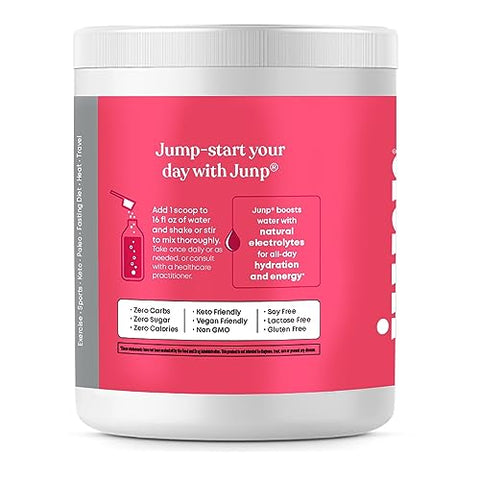 Pó de Eletrólitos Sem Açúcar Sem Carboidratos – Mistura para Bebida com Sabor de Frutas Silvestres – Potássio – 100g - JUNP