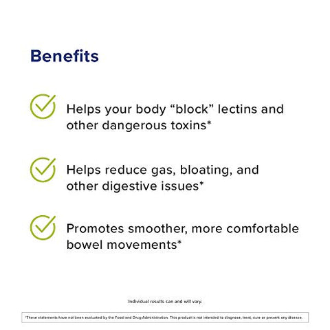Lectin Shield™: Suplemento para Saúde Intestinal e Fortalecimento Digestivo, 120 Cápsulas - Gundry MD