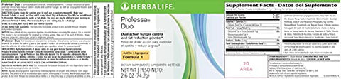 Prolessa Duo Programa de 7 Dias – Peso Líquido 74g - Herbalife