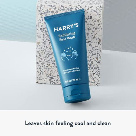 Harry's - Harry’s Face Wash – Limpeza Facial para Homens, 150 ml (Pacote com 3) Embalagem pode variar
