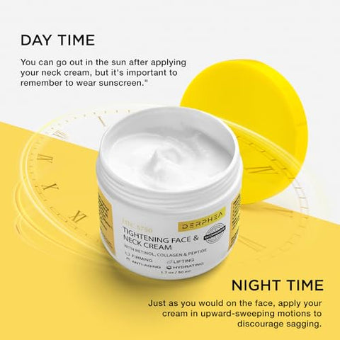 DERPHEA - Creme Firmador para Pescoço e Rosto : Neck Tightening Cream