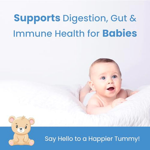 Mother's Promise - Gotas Probióticas Orgânicas USDA para Bebês | Auxilia em Cólicas, Refluxo, Gases | Marca: Baby Drops