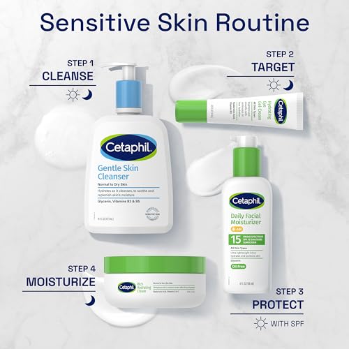 Hidratante Facial Diário FPS 15, 120 ml, para Peles Secas a Normais, Sem Fragrância, Pack com 2 (Embalagem Pode Variar) - Cetaphil