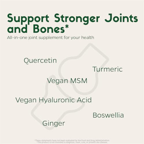 Zenkgo - Turmeric, MSM Vegano, Boswellia, Quercetina – Suplemento Vegano para Suporte Articular, Promove Mobilidade Articular