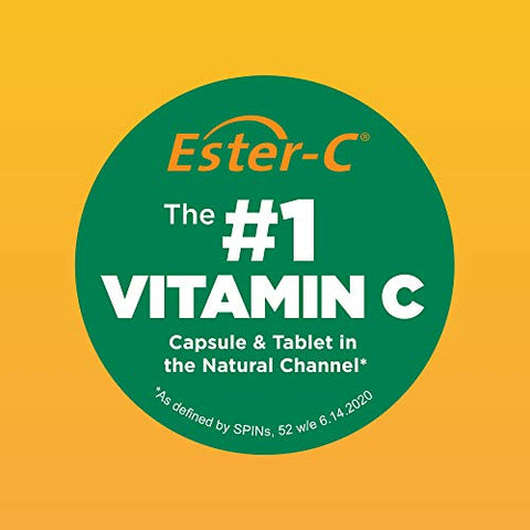 EsterC com Bioflavonoides Cápsulas Vegetarianas Suporte Imunológico 24 Horas Suave no Estômago Vitamina C Não Ácida Sem OGM Sem Glúten Vegano 500 mg 120 Porções, Citrus - American Health