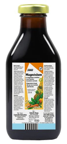 Magnesium Líquido | Alta Absorção em Forma de Gluconato e Citrato | Suplemento de Magnésio para Mulheres, Homens e Crianças | Vegetariano, Sem Glúten, Não-OGM (250ml) - Salus