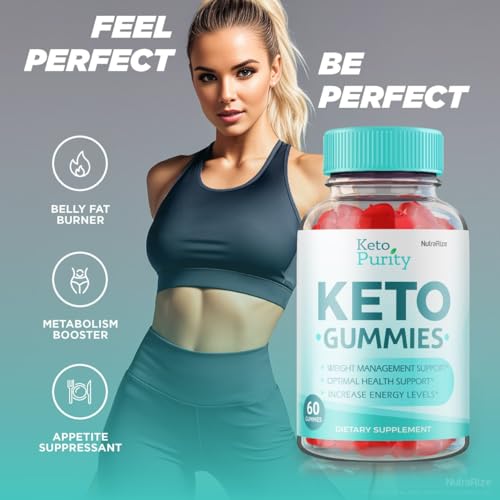 NutraRize - Keto Purity Gummies – Gomitas Keto Purity Avançado para Perda de Peso, Gomitas Keto Purity ACV, Suplemento Alimentar de Máxima Potência, Goma Keto ACV, Avaliações das Gomitas KetoPurity (60…)