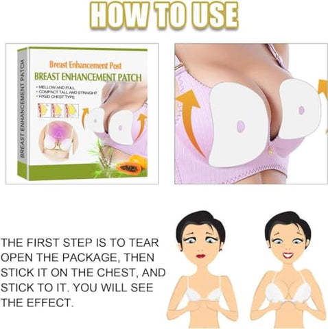 Generic - 40PCS Adesivo para Aumento dos Seios, Novo Adesivo para Aumento dos Seios, Adesivo para Levantamento e Aumento dos Seios, Máscara para Aumento dos Seios, Adesivo para Firmar os Seios