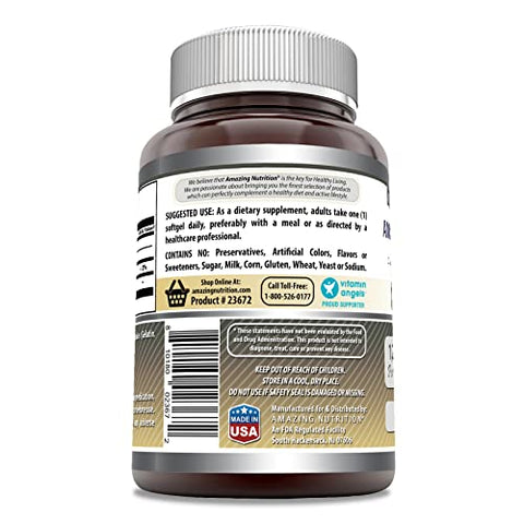 Amazing Nutrition - Amazing Formulas Lecitina 1200mg Alta Potência 240 Softgels | Não-OGM | Sem Glúten | Comprar Online