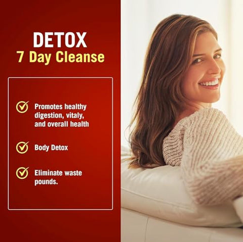 Generic - Centuryⁿ Syst𝐞ms The Cleaner Detox – Fórmula Completa de Limpeza Interna de 7 Dias para Mulheres, Apoia a Saúde Digestiva, 52 Cápsulas Vegetarianas