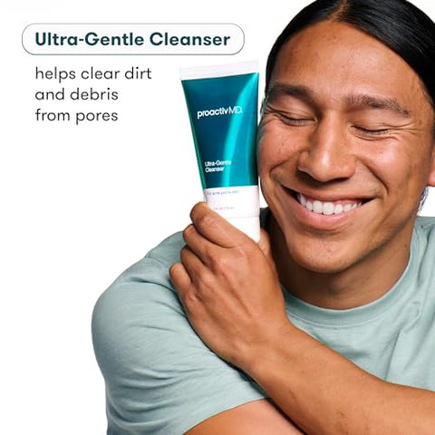MD Ultra Gentle Face Cleanser – Limpeza Facial Diária para Pele Sensível, Suave e Revigorante com Chá Verde – 180 ml - Proactiv