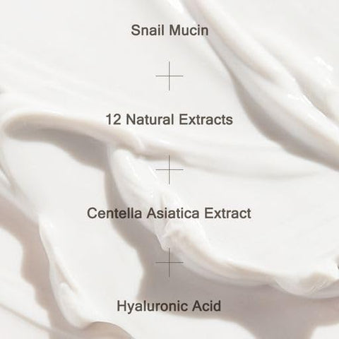 Creme Reparador de Caracol MIZON All In One, Hidratante Facial Dia e Noite com Extrato de Mucina de Caracol, Cuidados Coreanos com a Pele, Antirrugas