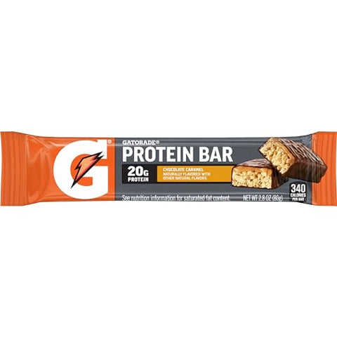 Barra de Proteína GYCO Whey, Chocolate Caramelo, 20g de Proteína, 6 Unidades. A barra de proteína utilizada pela NFL, NBA e MLB agora está disponível para você