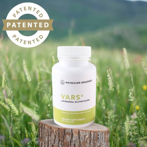 PD VARS - VARS Liposomal Glutationa – Cápsulas Antioxidantes Líquidas – Suplemento Alimentar para Energia, Imunidade e Anti-Envelhecimento