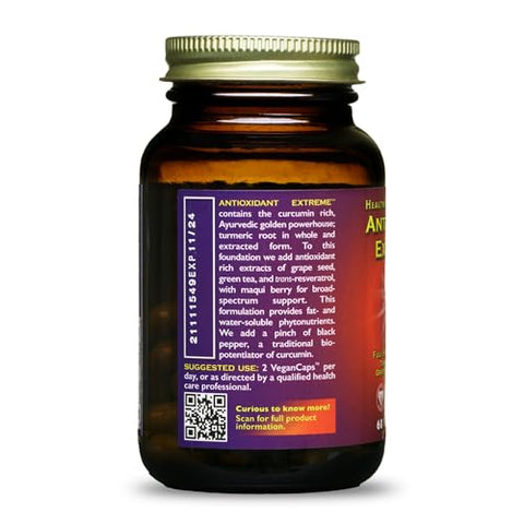HEALTHFORCE SUPERFOODS - HealthForce SuperFoods Antioxidant Extreme – 60 Cápsulas Veganas – Potente Antioxidante Natural
