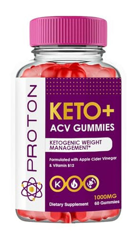 nutradash - Proton Keto ACV Gummies – Gerenciamento Avançado de Peso – Gomas de Proteína Keto (60 Gomas – 1 Mês de Fornecimento)