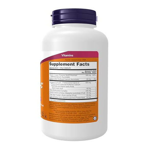 Supplements, AlphaSorb-C™ 500 mg com Ácido Threônico – Potencialize sua saúde com vitamina C de alta absorção - NOW Foods
