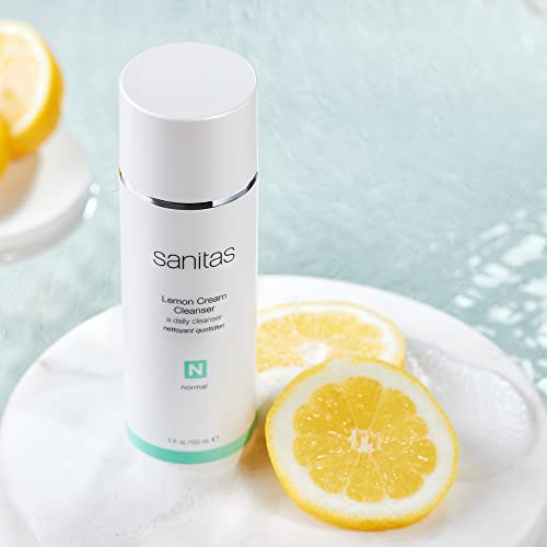 Skincare – Creme de Limpeza de Limão, Limpeza Enriquecedora, Vitamina C, Vitamina E, Óleo de Jojoba, 150g - Sanitas
