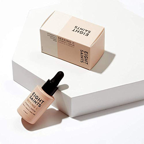 Serum Facial Vitamina C, Anti-Envelhecimento, Ácido Hialurônico, Vitamina E, Aloe Vera Orgânica e Óleo de Jojoba, Hidratante – 30ml - Eight Saints