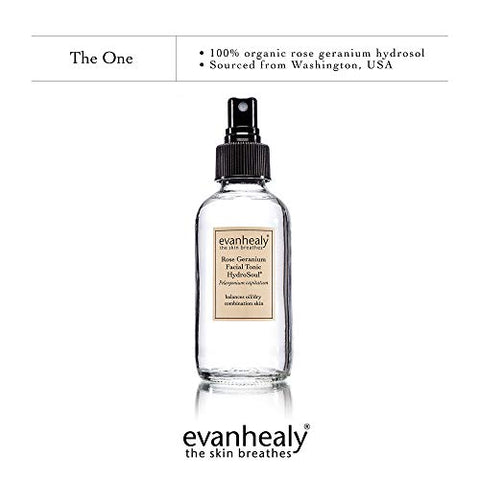 evanhealy - Evanhealy Tônico Facial de Gerânio Rosa com HydroSoul – Hidrossol Orgânico de Plantas 100% Puro – Protege