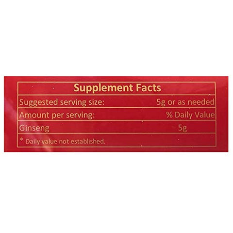 New Green Nutrition - Ginseng Americano A Grade Médio Fino-Curto Selecionado a Mão (120g)
