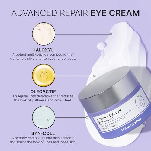 Creme Reparador Avançado para os Olhos – Creme para Olheiras, Bolsas e Inchaço, Melhora Visivelmente a Aparência de Linhas Finas, Rugas e Pés de Galinha – 16,9 ml - goPure